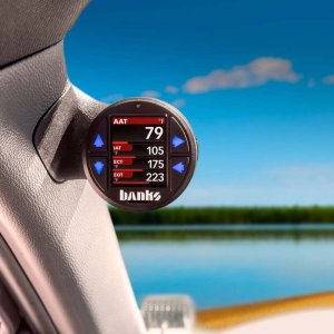 Toyota Tacoma Gauge Pod Kit - A-Pillar - Banks Power - iDash Stealth Pods - Black - 2024+